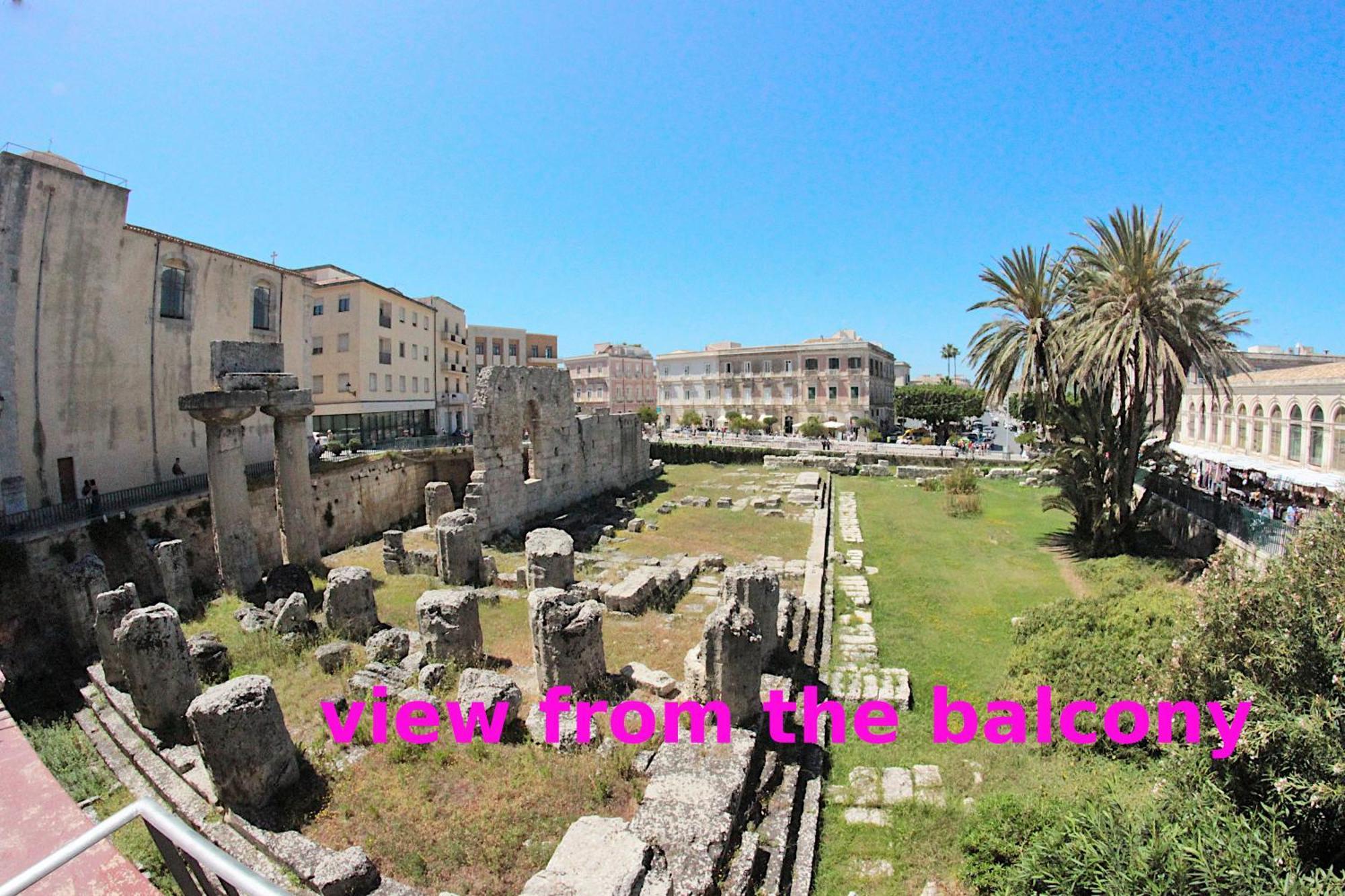 Apollonion Hh Above Apollo'S Temple Ortygia Lejlighed Syracuse Eksteriør billede