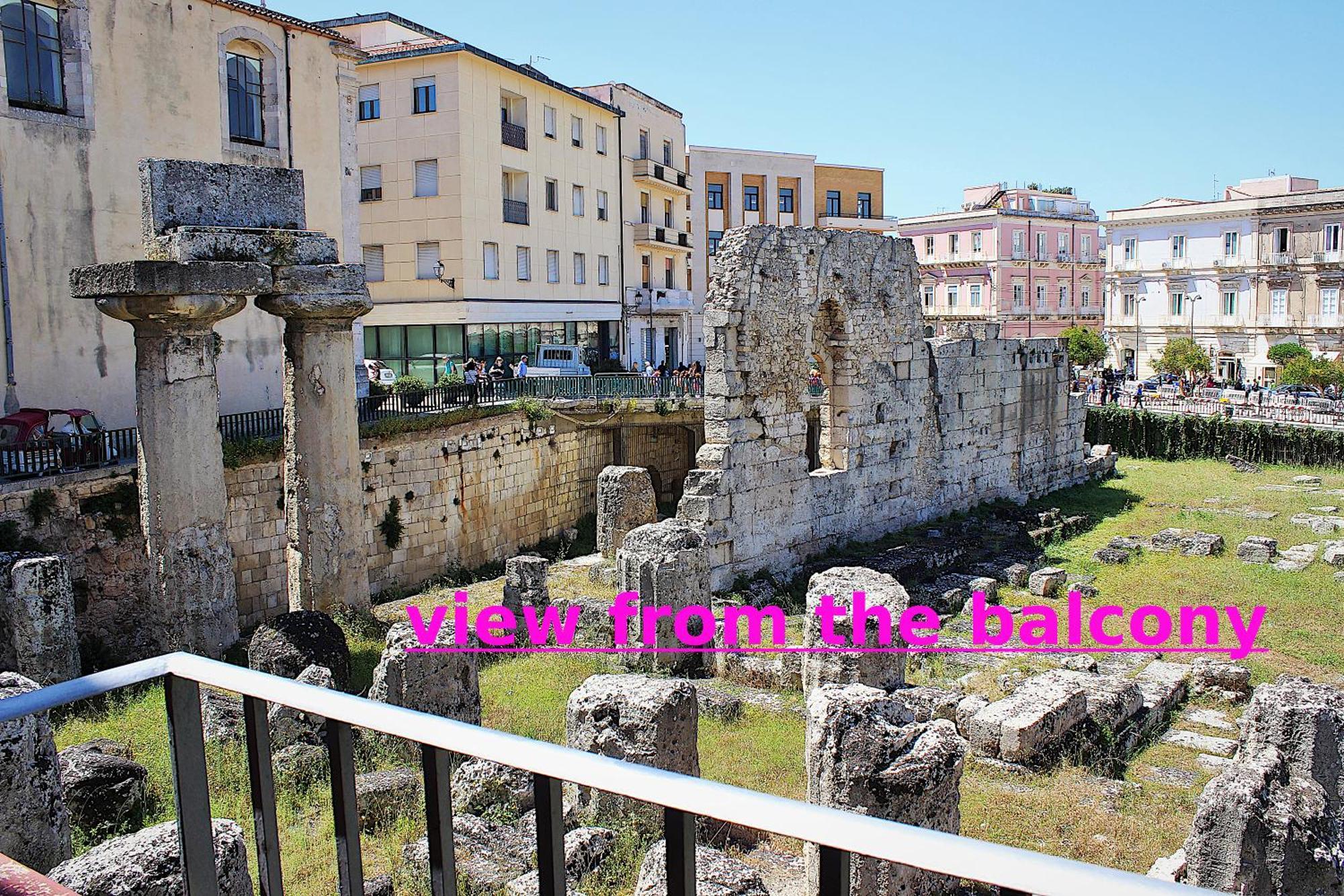Apollonion Hh Above Apollo'S Temple Ortygia Lejlighed Syracuse Eksteriør billede