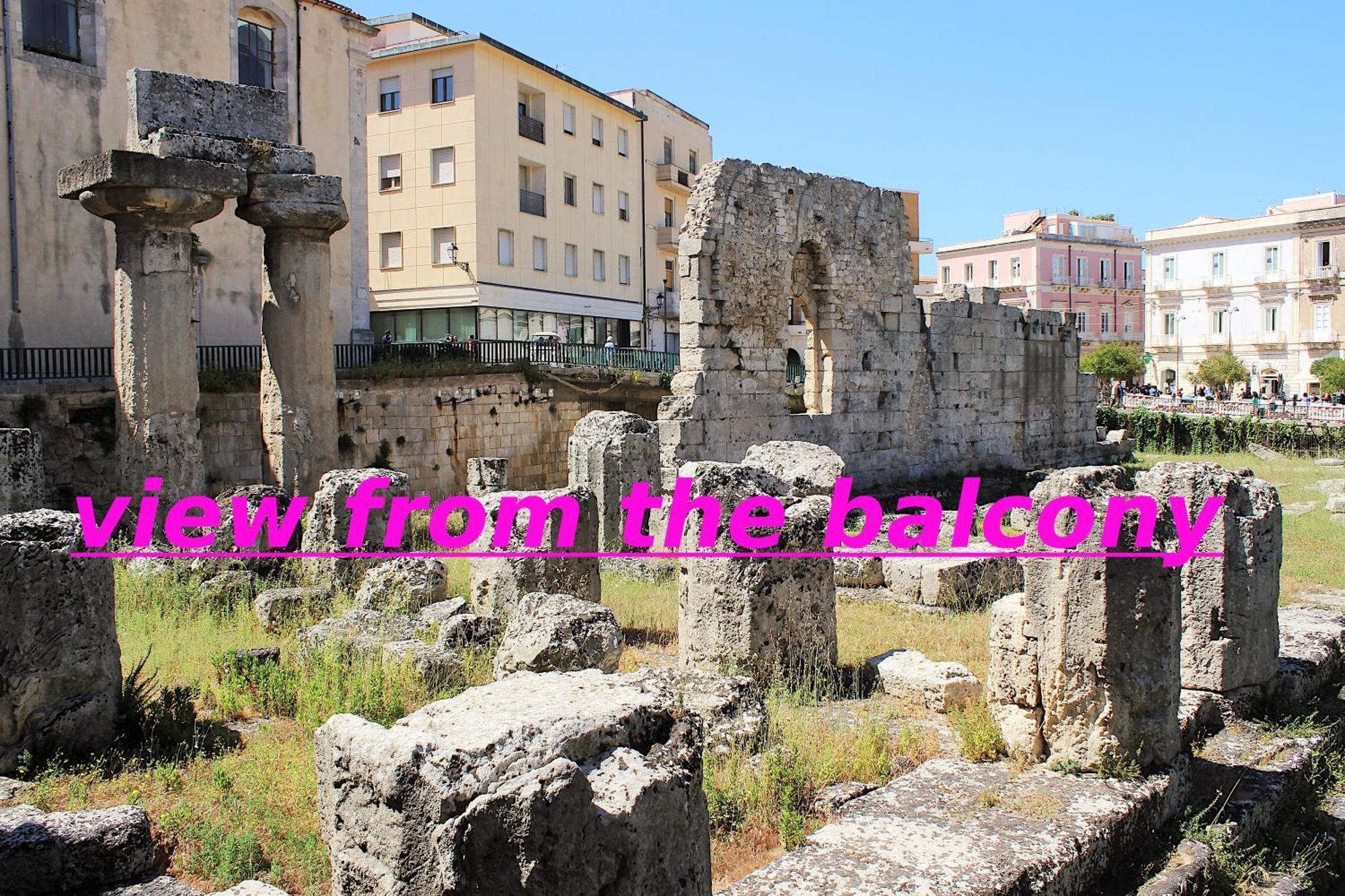 Apollonion Hh Above Apollo'S Temple Ortygia Lejlighed Syracuse Eksteriør billede