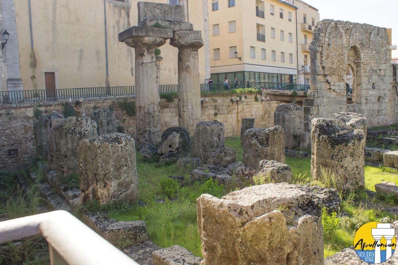 Apollonion Hh Above Apollo'S Temple Ortygia Lejlighed Syracuse Eksteriør billede